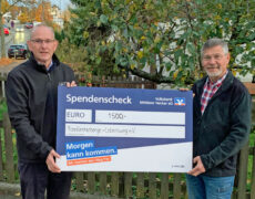 1.500€ Spende an Familienherberge-Lebensweg